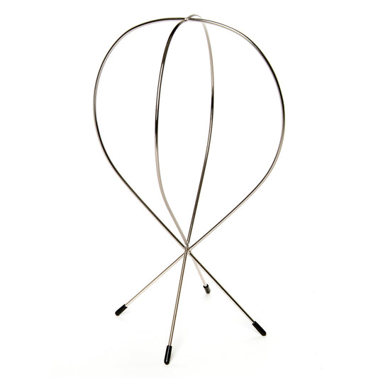 PERÜCKENSTÄNDER METALL - HÖHE 35,5 cm